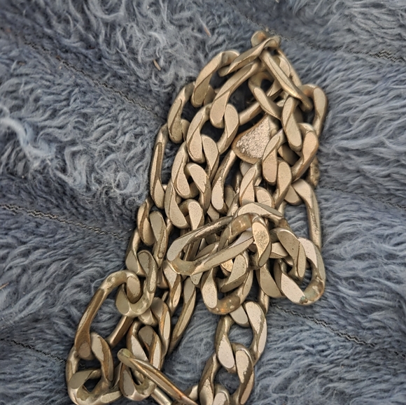 Old Broken Heavy Sterling 925 Chain - Picture 10 of 12